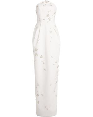 Sabina Bilenko Embellished Eliana Gown - White