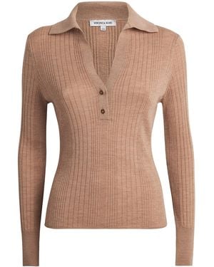 Veronica Beard Merino Wool Rouni Jumper - Brown