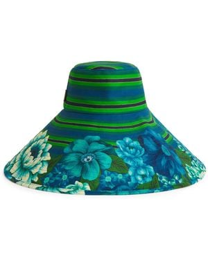 ALÉMAIS Linen Margo Hat - Green