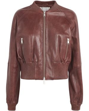 Herskind Dario Leather Jacket - Brown