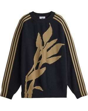 adidas X Song For The Mute Cotton Flower Sweater - Black