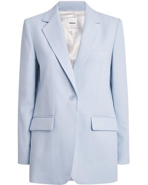Sandro Embellished Blazer - Blue