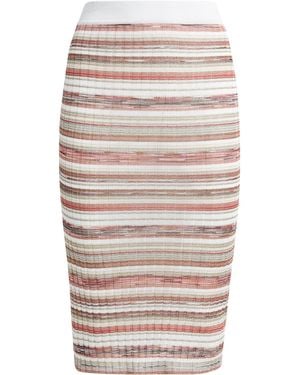 Missoni Stripe Midi Skirt - Natural