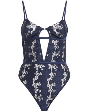 Coco De Mer Arella Bodysuit - Blue