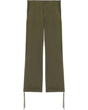 McQueen Lace-Up Pants - Green