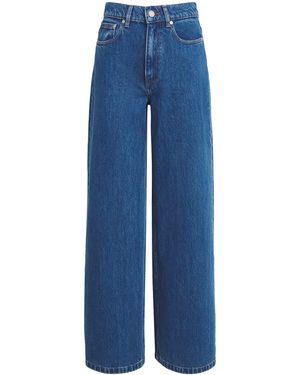JOSEPH Zamtam Wide-Leg Jeans - Blue