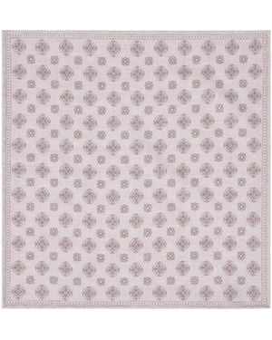 Eleventy Cotton-Wool Floral Pocket Square - Pink