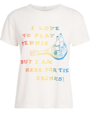Mother Cotton The Boxy Goodie Goodie T-Shirt - White