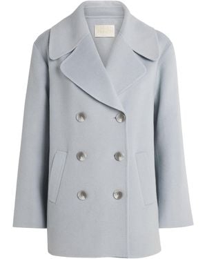Ulla Johnson Wool-Blend Diana Peacoat - Grey