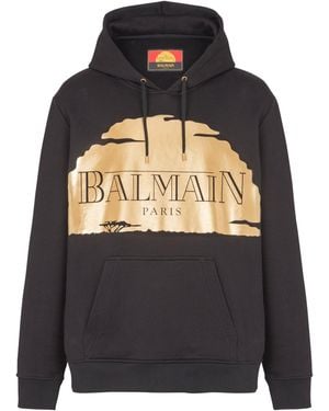 Balmain X Disney Lion King Sunset Hoodie - Black