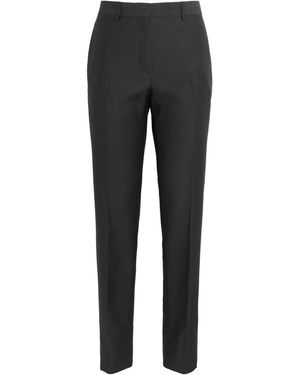 Brioni Wool-Silk Slim Trousers - Grey