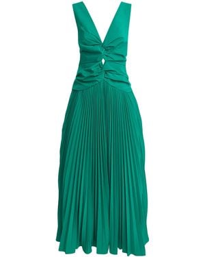Jonathan Simkhai Ruched Vivianne Midi Dress - Green