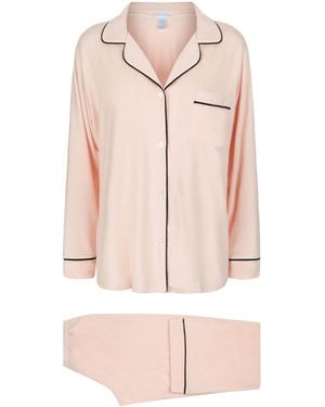 Eberjey Gisele Classic Pyjama Set - Pink