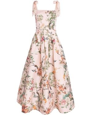 Alice + Olivia Floral Hana Maxi Dress - Pink