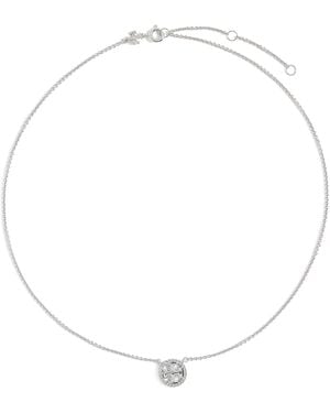Tory Burch Miller Pavé Pendant Necklace - Natural