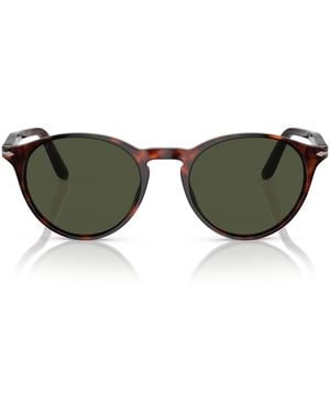 Persol Tortoiseshell Round Sunglasses - Green