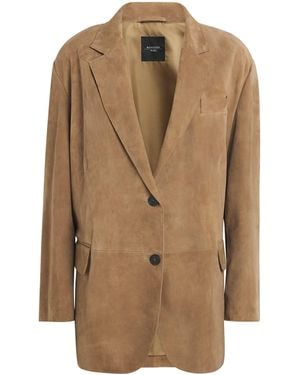Weekend by Maxmara Suede Blazer - Natural