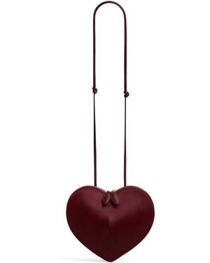 Alaïa Le Coeur Pony Skin Shoulder Bag - Red