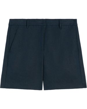 Max Mara Linen Party Shorts - Blue
