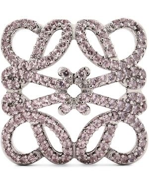 Loewe Embellished Bombe Anagram Dice Charm - Metallic