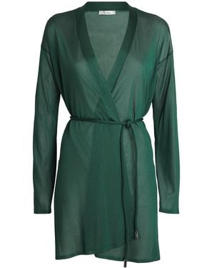 Max Mara Wrap Cardigan - Green