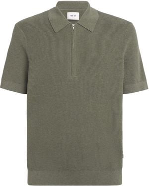 NN07 Organic Cotton Hansie Polo Shirt - Green