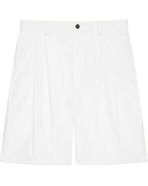 Givenchy Cotton Pleated Shorts - White