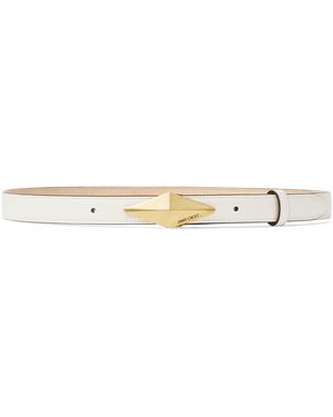 Jimmy Choo Diamond Clasp Belt - Metallic