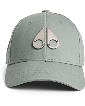 Moose Knuckles Cotton Logo Baseball Cap - Gray