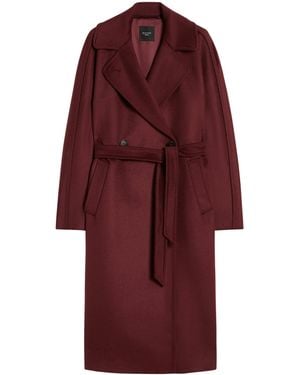 Weekend by Maxmara Virgin Wool Wrap Coat - Red