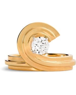 Azlee And Diamond Sea Ring - Metallic