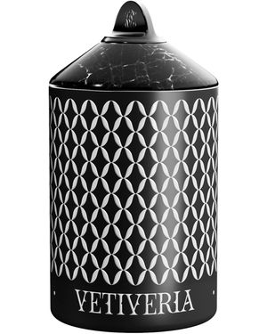 Commune Vetiveria Nox Scented Candle With Cover - Black