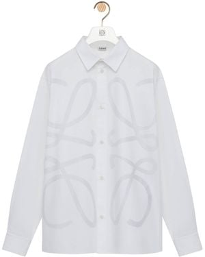 Loewe Cotton Anagram Shirt - White