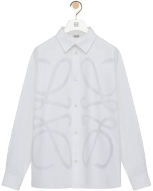 Loewe Cotton Anagram Shirt - White