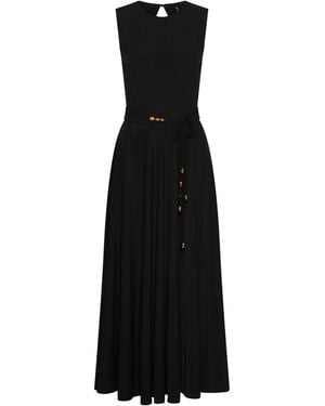 Marella Jersey Embellished Maxi Dress - Black