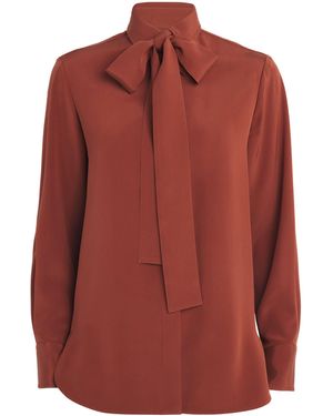 Kiton Silk-Blend Shirt - Red