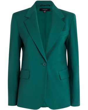 Weekend by Maxmara Virgin Wool Blazer - Green
