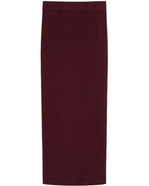 Weekend by Maxmara Knitted Midi Skirt - Purple