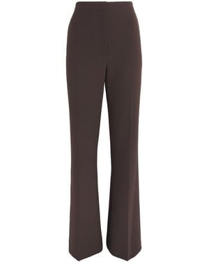 Jonathan Simkhai Kenna High-Rise Flared Pants - Brown