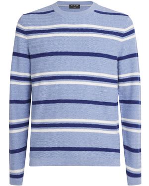FALKE Zigzag-Knit Stripe Sweater - Blue