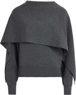 Rohe Wool Cape Jumper - Grey