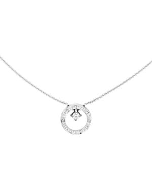 CHANEL And Diamond Coco Crush Necklace - Metallic