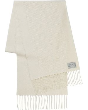 Araminta Campbell Ltd Alpaca-Blend Harvest Grain Scarf - White
