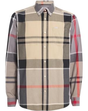 Barbour Cotton Harris Tailored Shirt - Green