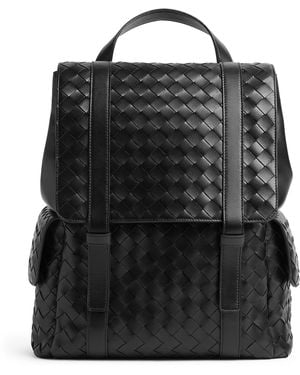 Bottega Veneta Intrecciato Back-To-School Backpack - Black