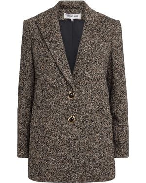 Veronica Beard Tweed Maci Dickey Blazer - Brown