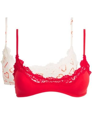 Skims Fits Everybody Scoop-Neck Bralette - Pink