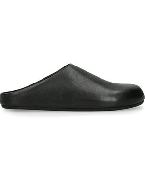 Officine Creative Leather Babouche Mules - Black