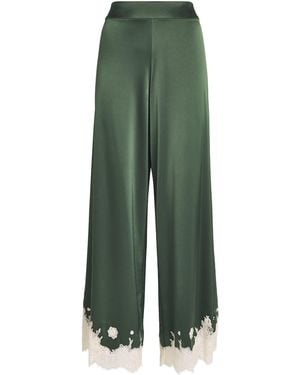 Alice + Olivia Wide-Leg Athena Trousers - Green