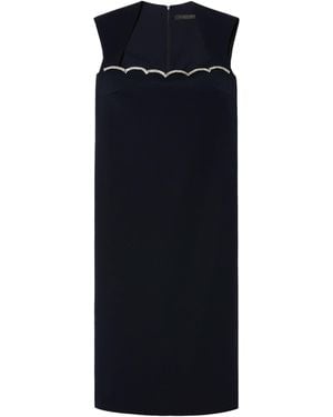 Marina Rinaldi Embellished Midi Dress - Black